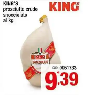 Gruppo di Palo King's Prosciutto crudo snocciolato al kg offerta