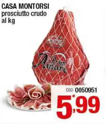 Gruppo di Palo Casa Montorsi Prosciutto crudo al kg offerta