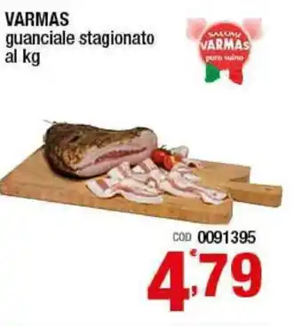 Gruppo di Palo Varmas Guanciale stagionato al kg offerta