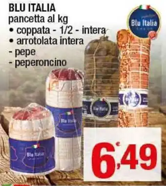 Gruppo di Palo Blu Italia Pancetta al kg offerta