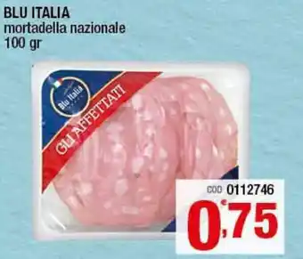 Gruppo di Palo Blu Italia Mortadella nazionale 100gr offerta