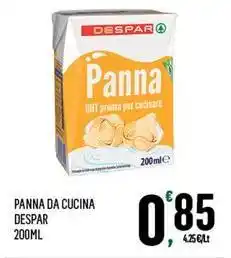 Despar PANNA DA CUCINA DESPAR 200ML offerta
