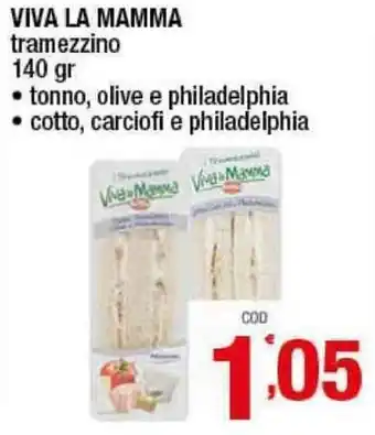 Gruppo di Palo Viva La Mamma tramezzino 140gr offerta