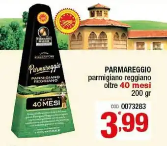 Parmareggio Parmigiano Reggiano oltre 40 mesi 200gr