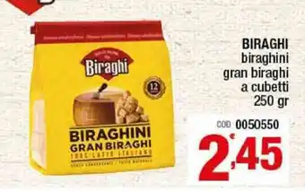 Gruppo di Palo Biraghi Biraghini Gran biraghi a cubetti 250gr offerta