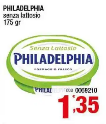 Gruppo di Palo Philadelphia senza lattosio 175gr offerta