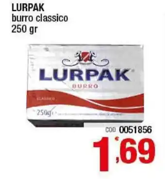 Gruppo di Palo Lurpak Burro classico 250gr offerta