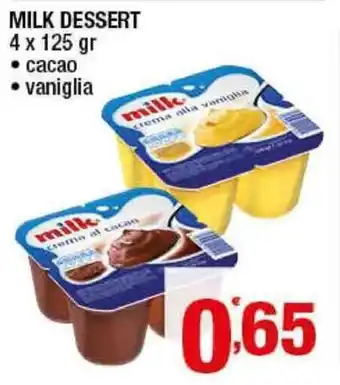 Gruppo di Palo Milk Dessert 4x125gr offerta