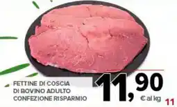 Todis FETTINE DI COSCIA DI BOVINO ADULTO offerta