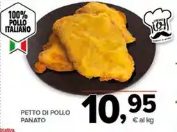 Todis PETTO DI POLLO PANATO offerta