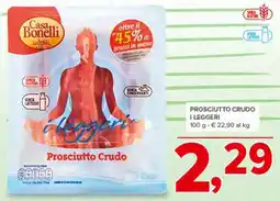 Todis PROSCIUTTO CRUDO I LEGGERI 100 g offerta