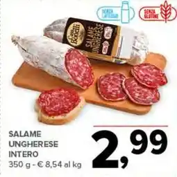 Todis SALAME UNGHERESE INTERO offerta
