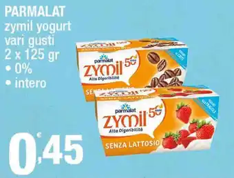 Parmalat Zymil Yogurt vari gusti 2x125gr
