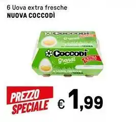 Iper La Grande 6 Uova extra fresche NUOVA COCCODÌ offerta