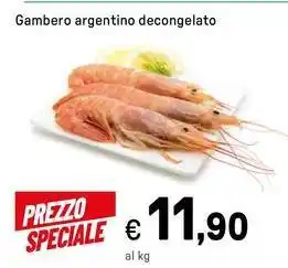 Iper La Grande Gambero argentino decongelato offerta