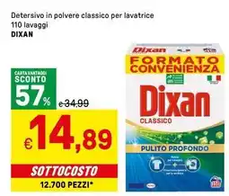 Iper La Grande Detersivo in polvere classico per lavatrice DIXAN offerta