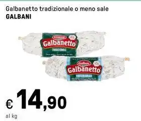 Iper La Grande Galbanetto tradizionale o meno sale GALBANI offerta