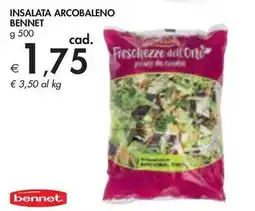 Bennet INSALATA ARCOBALENO BENNET g 500 offerta