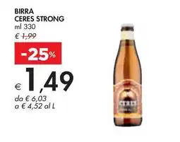 Bennet BIRRA CERES STRONG ml 330 offerta