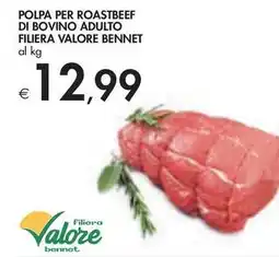 Bennet POLPA PER ROASTBEEF DI BOVINO ADULTO FILIERA VALORE BENNET offerta