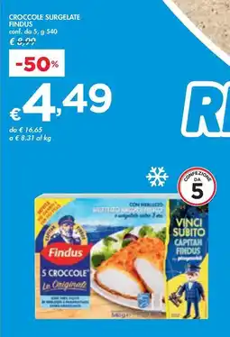 Bennet CROCCOLE SURGELATE FINDUS offerta