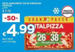 Bennet PIZZA MARGHERITA 26X38 SURGELATA ITALPIZZA offerta