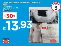 Bennet CANOTTIERE UOMO O T-SHIRT MEZZA MANICA LIABEL offerta