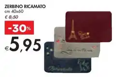 Bennet ZERBINO RICAMATO cm 40x60 offerta