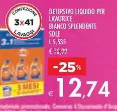 Bennet DETERSIVO LIQUIDO PER LAVATRICE BIANCO SPLENDENTE SOLE offerta