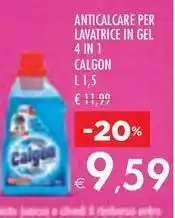 Bennet ANTICALCARE PER LAVATRICE IN GEL 4 IN 1 CALGON offerta
