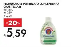 Bennet PROFUMATORE PER BUCATO CONCENTRATO CHANTECLAIR tipi vari, ml 220 offerta