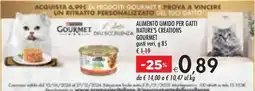 Bennet ALIMENTO UMIDO PER GATTI NATURE'S CREATIONS GOURMET gusti vari, g 85 offerta