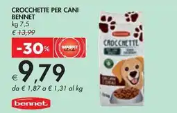 Bennet CROCCHETTE PER CANI BENNET kg 7,5 offerta