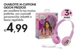 Bennet CHARLOTTE M-CUFFIONE GIOCHI PREZIOSI offerta
