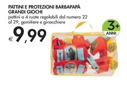 PATTINI E PROTEZIONI BARBAPAPÀ GRANDI GIOCHI