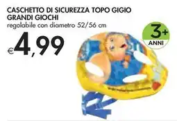 CASCHETTO DI SICUREZZA TOPO GIGIO GRANDI GIOCHI