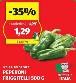 ALDI I COLORI DEL SAPORE PEPERONI FRIGGITELLI 500 G offerta
