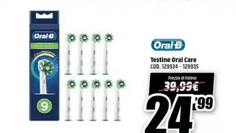 MediaWorld Oral-b testine sensi ultrathin 3 pz offerta