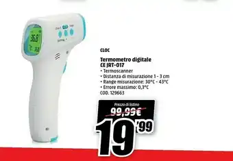Cloc termometro digitale ce jrt-017