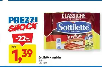 DPiù Sottilette offerta
