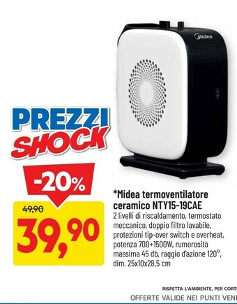 DPiù Termoventilatore offerta
