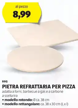 ALDI BBQ PIETRA REFRATTARIA PER PIZZA offerta