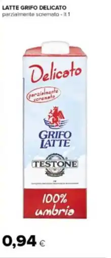 Tigre Amico LATTE GRIFO DELICATO parzialmente scremato - lt 1 offerta