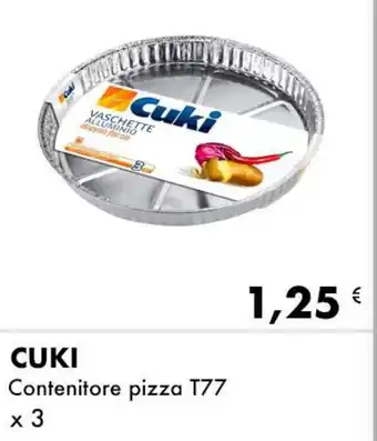 Iper Tosano CUKI Contenitore pizza T77 x 3 offerta