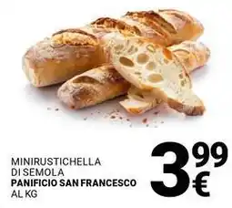 Supermercati Gulliver MINIRUSTICHELLA DI SEMOLA PANIFICIO SAN FRANCESCO offerta