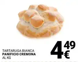 Supermercati Gulliver TARTARUGA BIANCA PANIFICIO CREMONA offerta