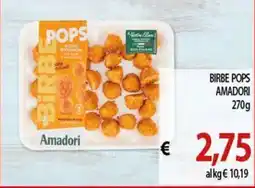 Vivo Supermercati BIRBE POPS AMADORI 270g offerta