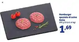 In'S Mercato Hamburger speziato di suino Italia 200 g offerta
