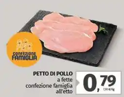 Pam PETTO DI POLLO a fette confezione famiglia all'etto offerta