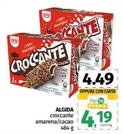Pam ALGIDA croccante amarena/cacao offerta